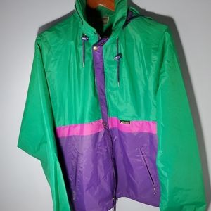 Vintage Color Block K-way Size M